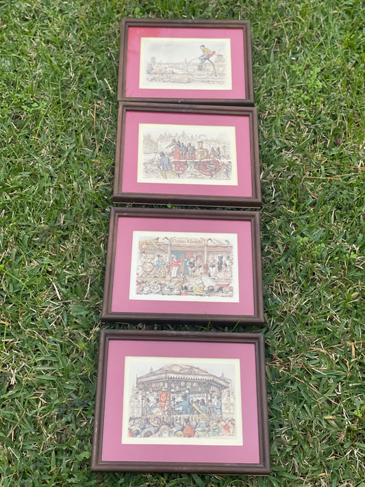 Anton Pieck Framed Prints - Set of 4