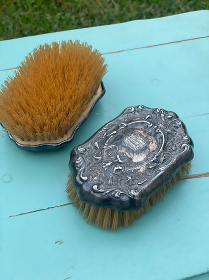 Vintage Silver Plated Brushes