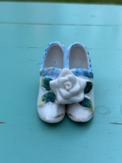 Vintage Japanese Petite Porcelain Shoes