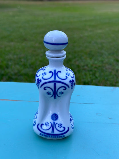 Vintage Porcelain Decanter - Lufthansa Airlines