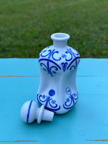 Vintage Porcelain Decanter - Lufthansa Airlines