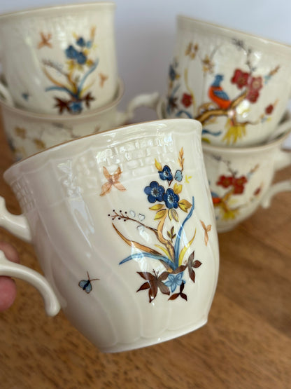 Mikasa Shangri-la Ivory Teacups (5)
