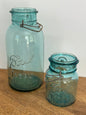 Vintage Blue Canning Jars (2)