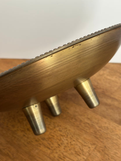 Gold Metal Footed Bowl