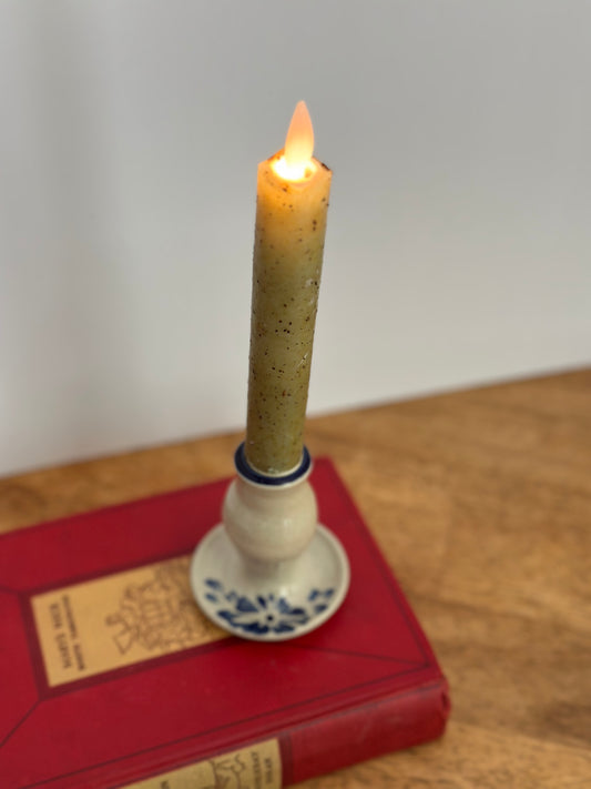 Williamsburg Pottery Salt Glazed Taper Candle Holder