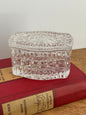 Crystal Glass Trinket Box With Lid
