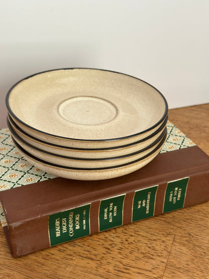Denby Sahara Stoneware Saucers (4)