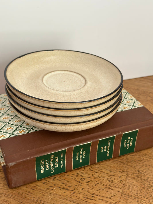Denby Sahara Stoneware Saucers (4)
