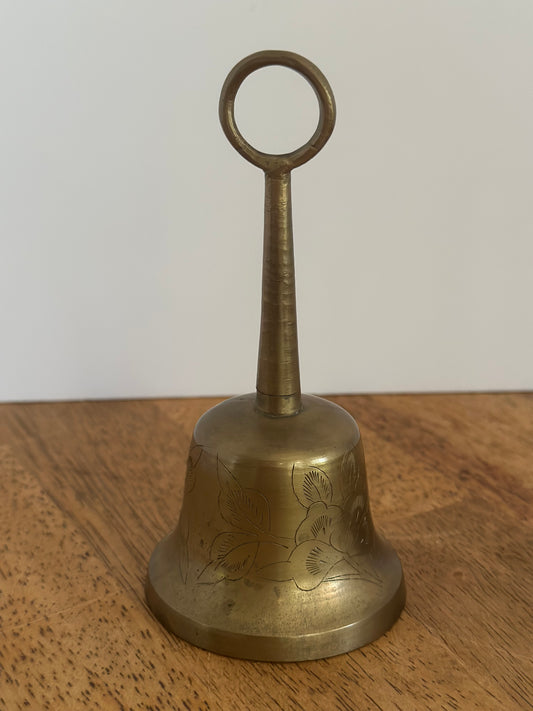 Vintage Brass Dinner Bell