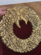 Gorham Brass Christmas Wreath Trivet