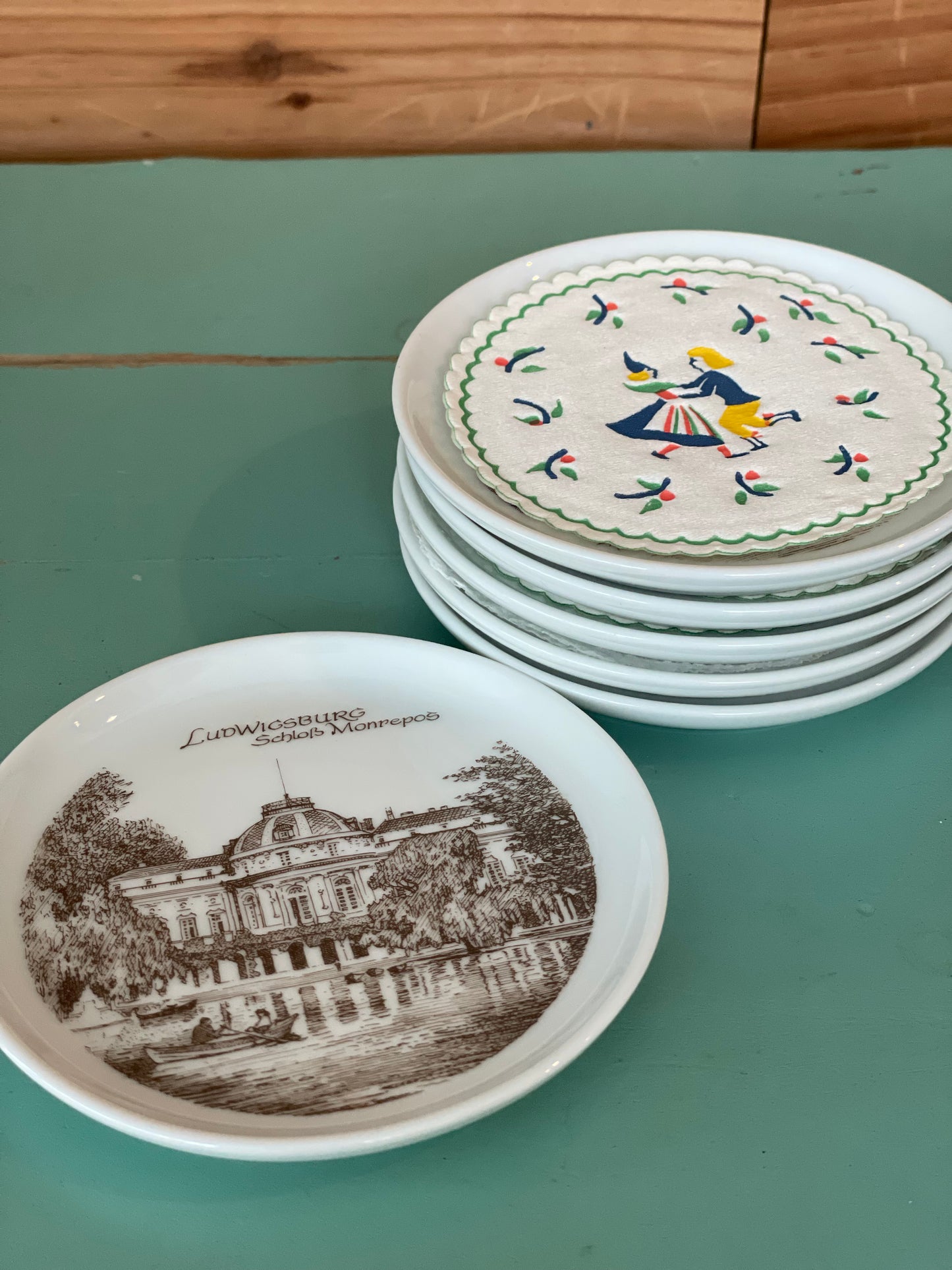 Ludwigsburg German Mini Plates - Set of 6