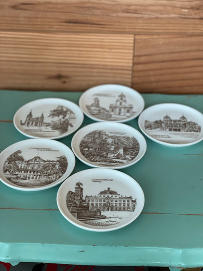 Ludwigsburg German Mini Plates - Set of 6