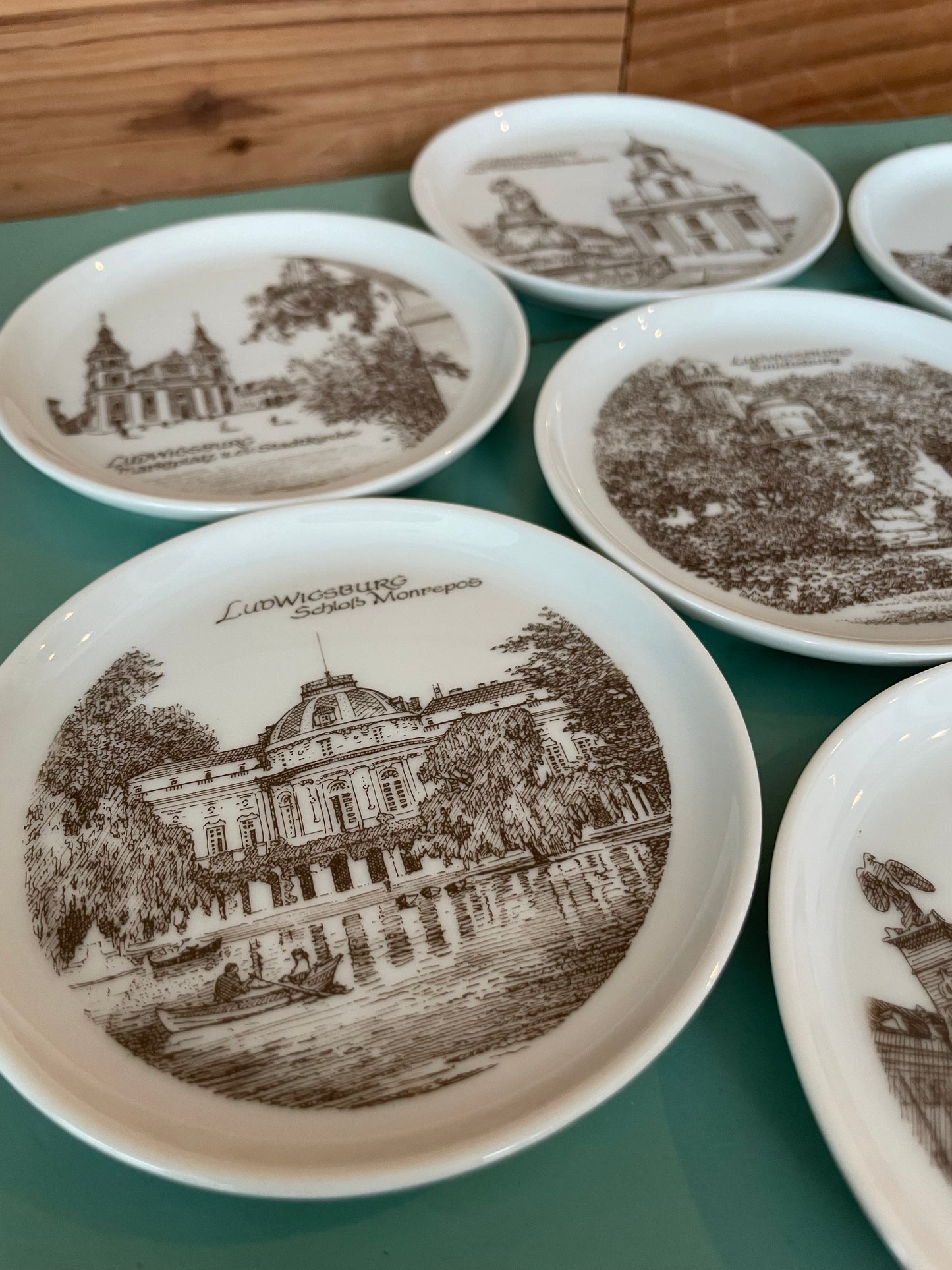 Ludwigsburg German Mini Plates - Set of 6