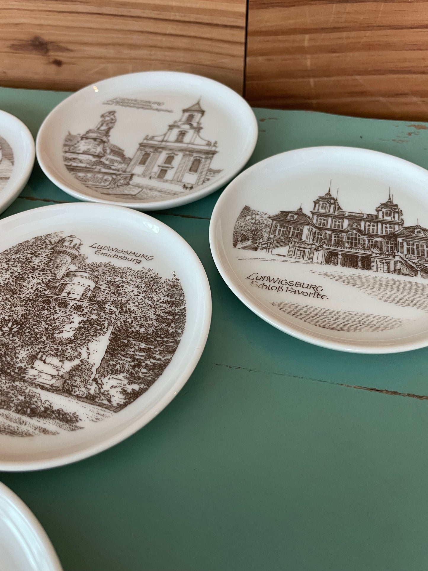 Ludwigsburg German Mini Plates - Set of 6