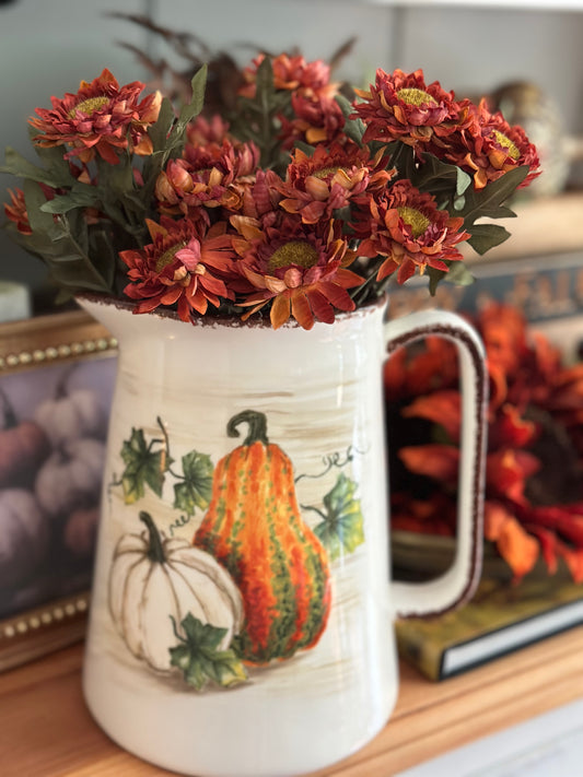 Fall Pumpkin Water Pitcher