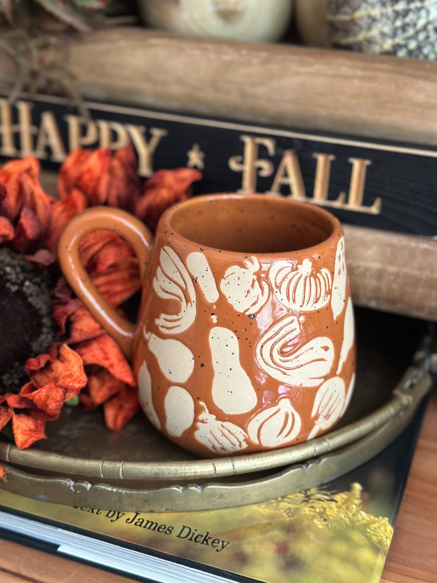 Anthropologie Home Harvest Mug