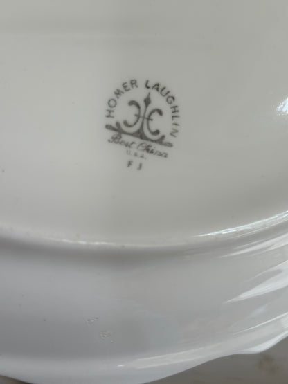 4pc Scalloped Dishes