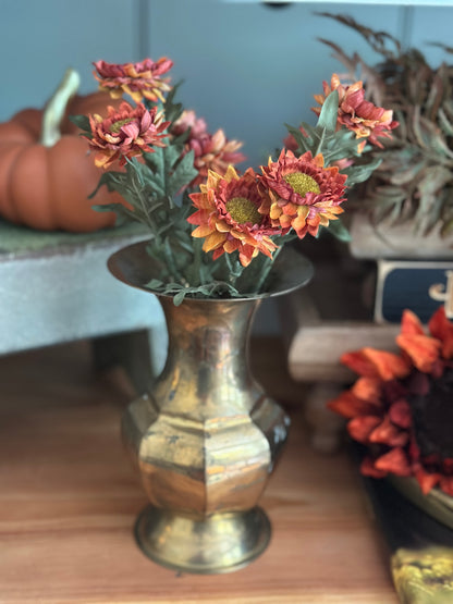 Vintage Brass Pitcher/Vase 7"