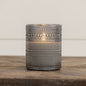 Champagne Dotted Glass 3D Flame Candle